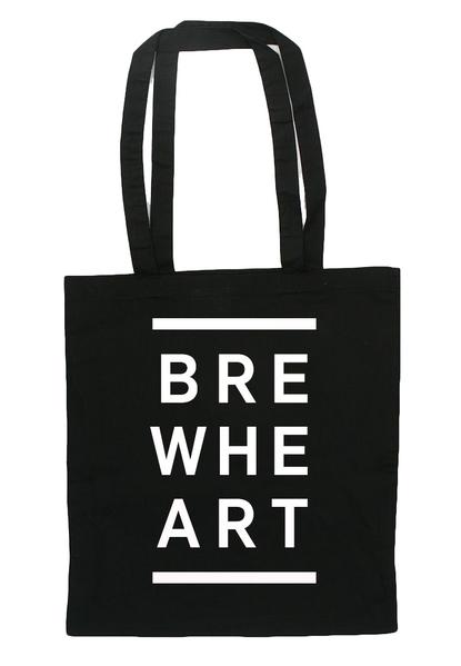 Leinentasche / tote bag - BrewHeart Logo #1