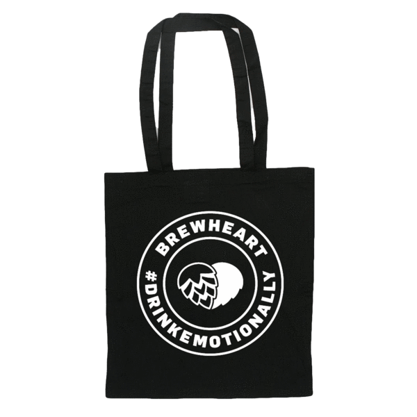 LEINENTASCHE / TOTE BAG - BREWHEART LOGO #2